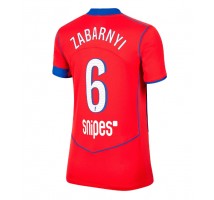 Paris Saint-Germain Illia Zabarnyi #6 Koszulka Trzecia damskie 2025-26 Krótki Rękaw